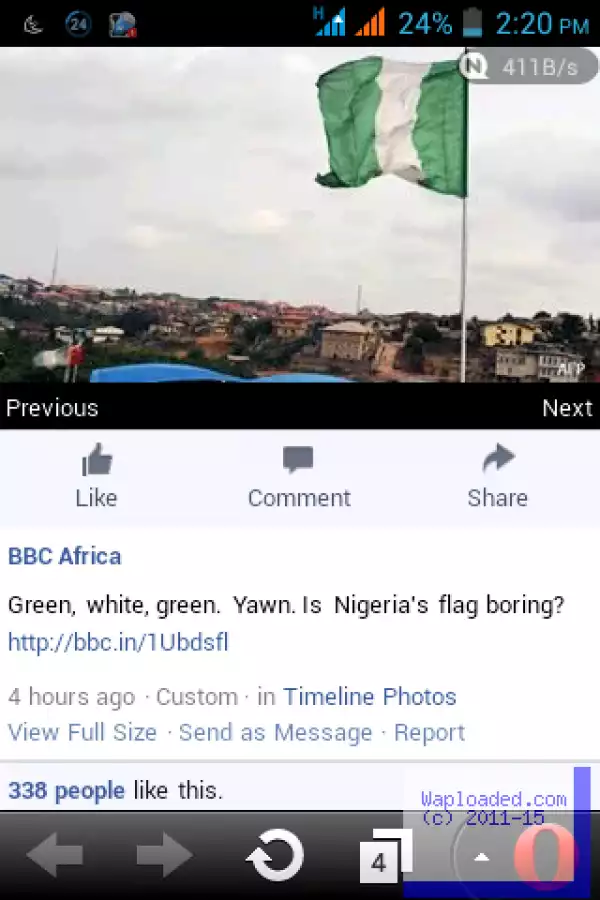See Reaction Of Africans When BBC Said Nigeria Flag Is Boring